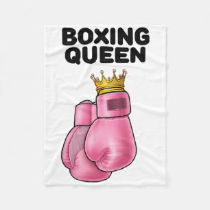 Boxing Queen Damen Boxen Mädchen Boxer Boxen 1 Fleecedecke