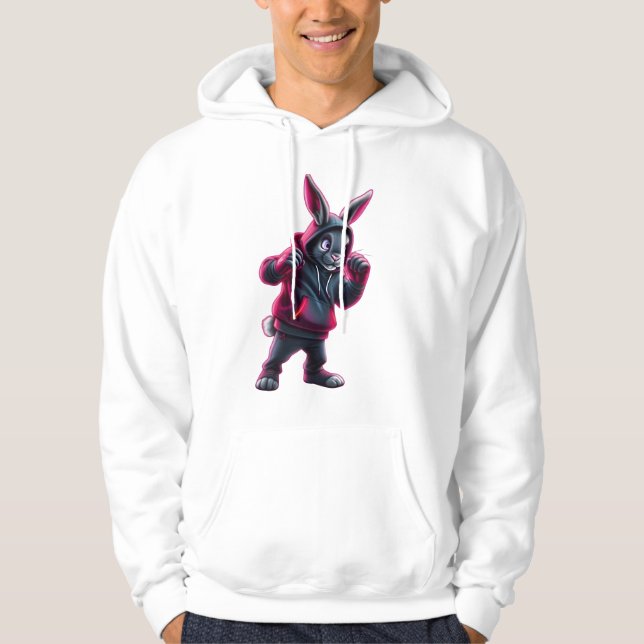 Boxing Rabbit Hoodie (Vorderseite)