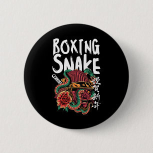 Boxing Snake Japanisch Samurai Warrior Cobra Fight Button