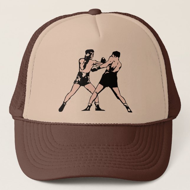 Boxing Sparring Trucker Hut Truckerkappe (Vorderseite)