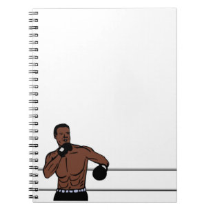 Boxing Spiral Notebook Notizblock