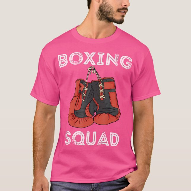 Boxing Squad Boxing Boxing Gloves Kickboxer Mixed  T-Shirt (Vorderseite)