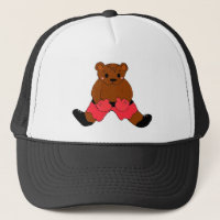 Boxing Teddybear in Red