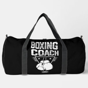 Boxing-Trainer weiße Handschuhe Duffle Bag