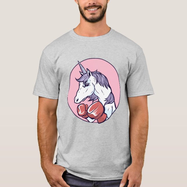 Boxing Unicorn T-Shirt (Vorderseite)