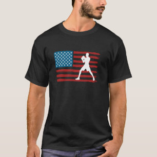 Boxing USA Flag Patriotic American Sports Giorf T-Shirt