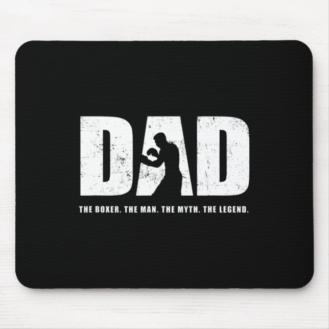 Boxing-Vater für Männer Mousepad (Vorne)