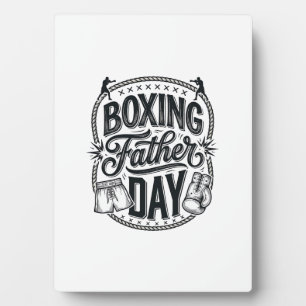 Boxing Vater Tag Vintage Gravur Shirt Design_1 Fotoplatte