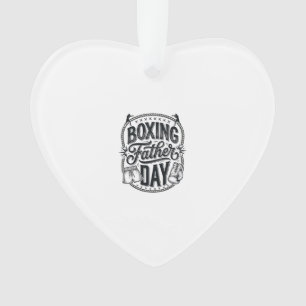 Boxing Vater Tag Vintage Gravur Shirt Design_1 Ornament