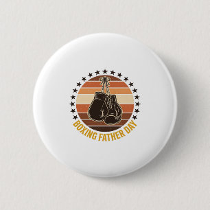Boxing Vater Tag Vintage Handschuhe Shirt Design_1 Button