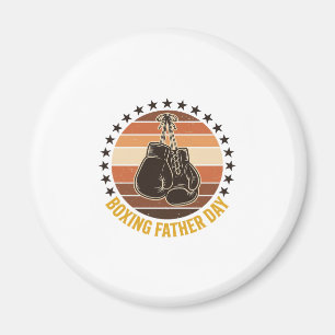 Boxing Vater Tag Vintage Handschuhe Shirt Design_1 Magnet