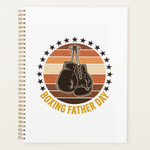 Boxing Vater Tag Vintage Handschuhe Shirt Design_1 Planer