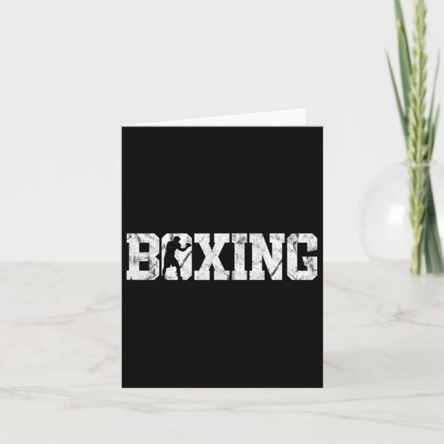 Boxing Vintag Boxing 3 Karte (Vorderseite)