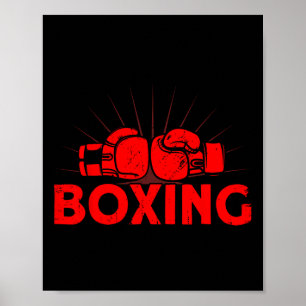 Boxing Vintage Liebe Poster