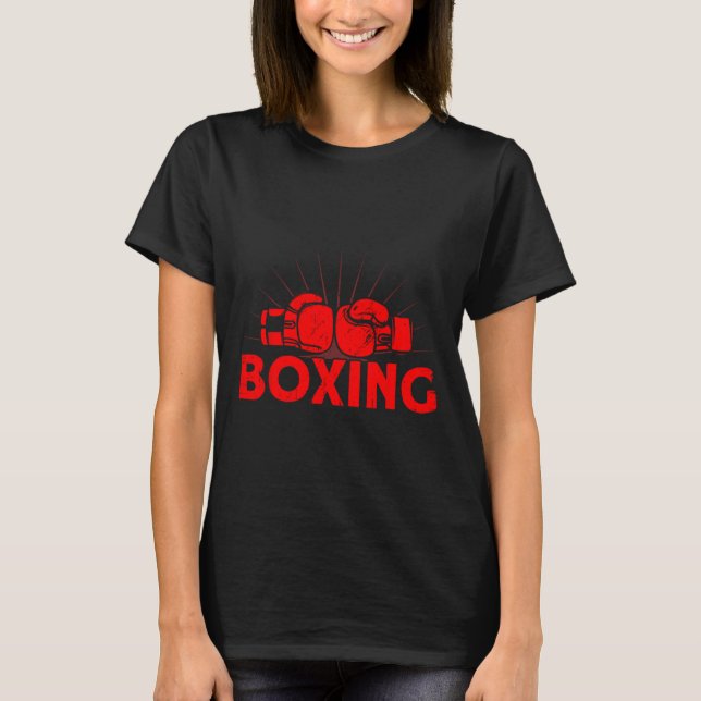 Boxing Vintage Liebe T-Shirt (Vorderseite)