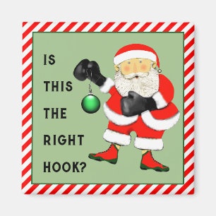 Boxing-Weihnachtsstrumpf-Füller Magnet