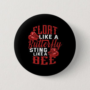 Boxing Workout Gym Boxer Champion Button