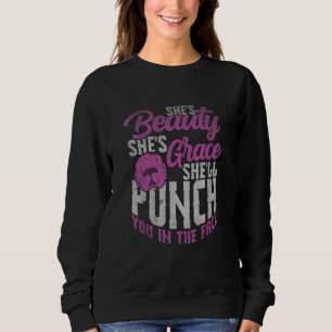 Boxinghandschuhe Kämpfer-Ringtrainer Sweatshirt