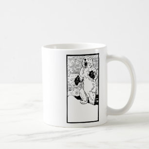 Boxkampf Eisbär kämpft globale Erwärmung lustig Kaffeetasse