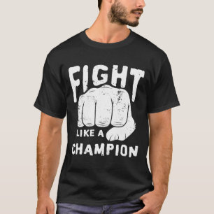 Boxkampf Kickboxen Match Kämpfer Kampfsport T-Shirt