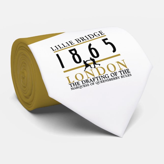 Boxkampf, Queensberger-Regeln Krawatte (Gerollt)