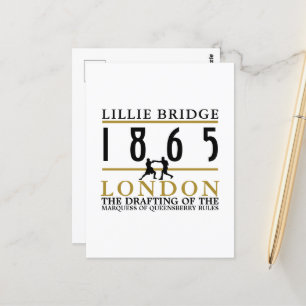 Boxkampf, Queensberger-Regeln Postkarte