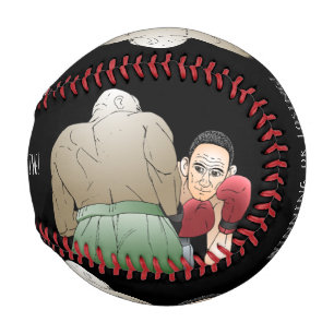 Boxkampf zwischen zwei Männern Baseball