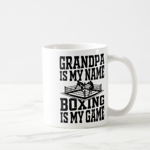 Boxkämpfer Boxgrandpa ist mein Name Boxen ist Kaffeetasse