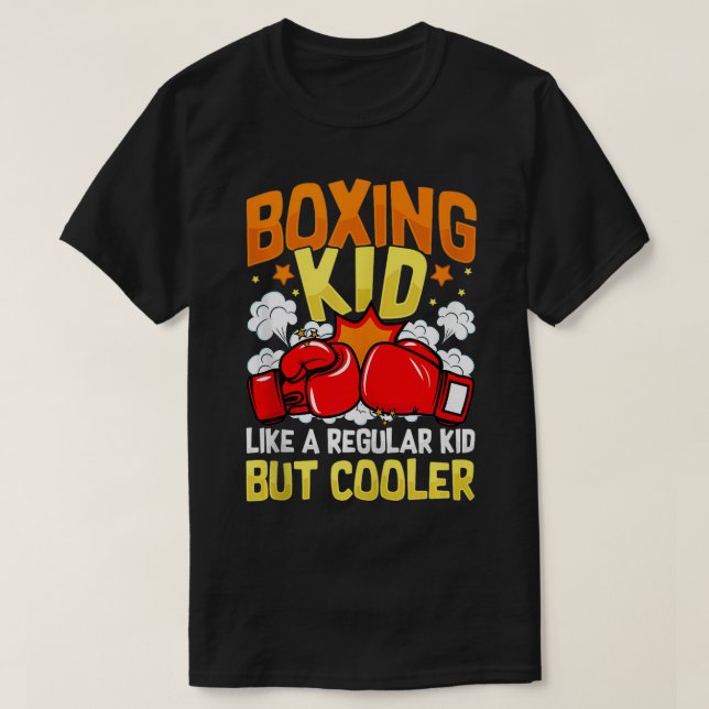 Boxkid wie ein normales Kind, aber Cooler Boxer Ju T-Shirt (Design vorne)
