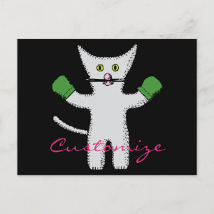 Boxkitten mit Mittens Thunder_Cove Postkarte