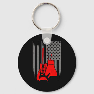 Boxklamotten für amerikanische Flaggen - Boxer-Box Schlüsselanhänger