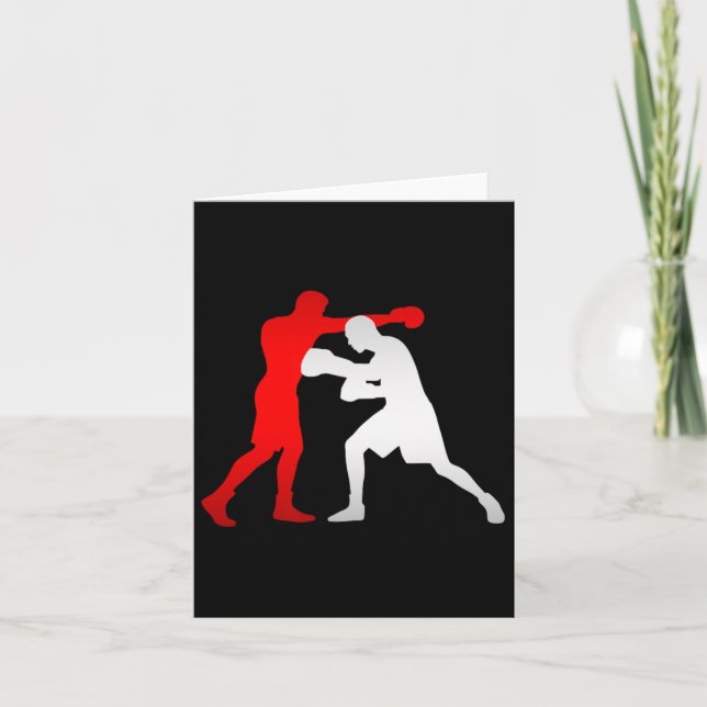 Boxkleid - Boxing Karte (Vorderseite)