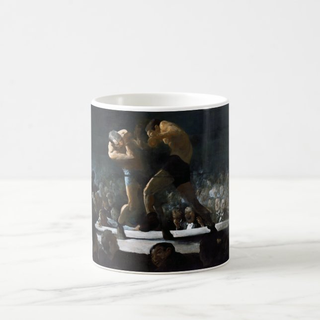 Boxklubgemälde von George Bellows Kaffeetasse (Mittel)