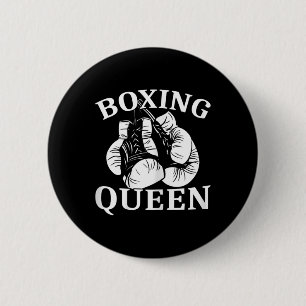 Boxkönigin der Frauen Kickboxen Button