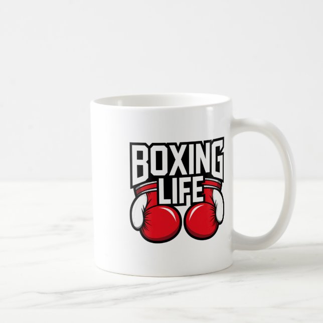 Boxlebensdauer für Amateur-Berufliche Boxen 2 Kaffeetasse (Rechts)