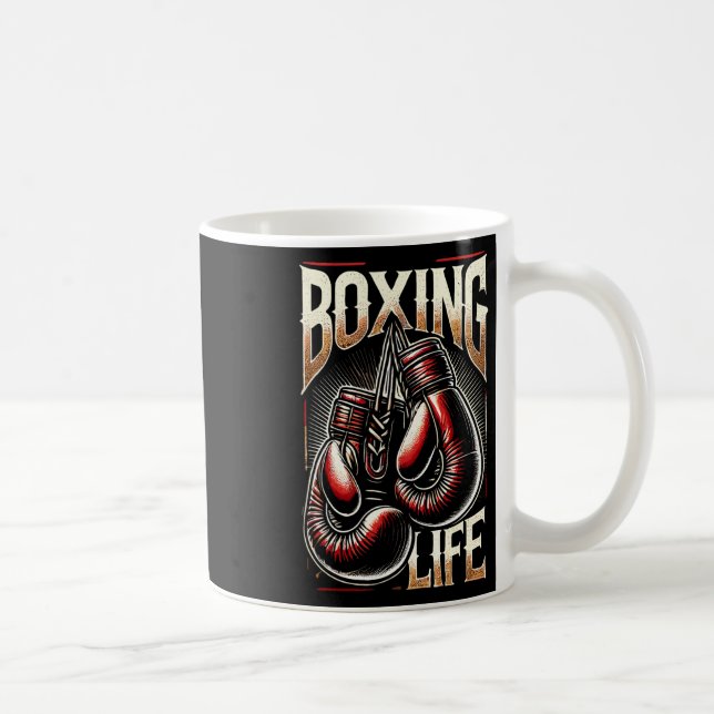 Boxlebensdauer für Amateur-Berufliche Boxen 6 Kaffeetasse (Rechts)