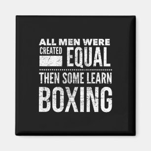 Boxmännchen Funny Boxer Aussage für Trainer Gym Mo Magnet
