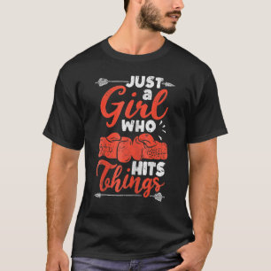 Boxmännische Boxerinnen nur ein Mädchen T-Shirt
