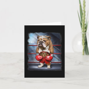 Boxmeister Englischer Bulldog-Kampf Karte