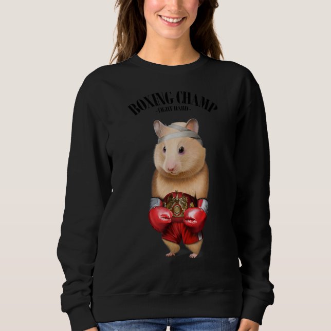 Boxmeister Hamster Fighter 1 Sweatshirt (Vorderseite)