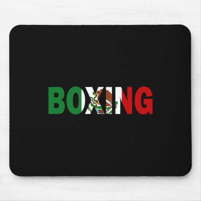 Boxmexiko-Flagge Mousepad (Vorne)