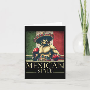 Boxmexiko Vintage Boxflagge mexikanisch Karte