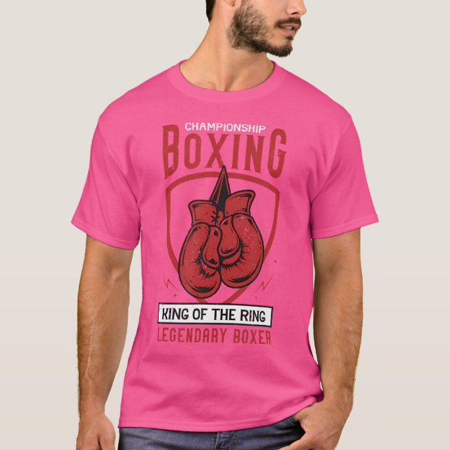 Boxring King of the Ring Legendary Box T-Shirt (Vorderseite)