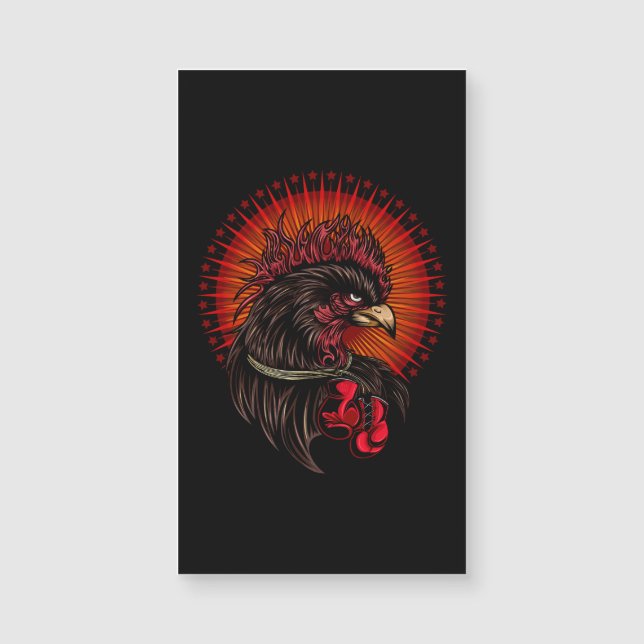 Boxrooster Magnetkarte (Vorderseite)