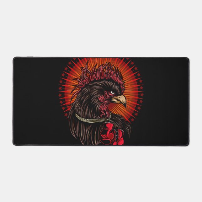 Boxrooster Schreibtischunterlage (Vorderseite)