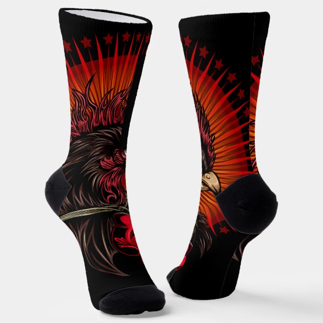Boxrooster Socken (Gewinkelt)