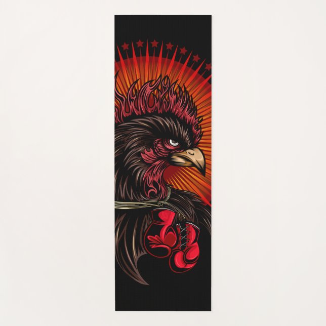 Boxrooster Yogamatte (Vorderseite)