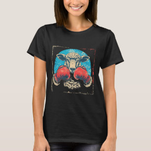 Boxschaf Lamm Boxhandschuhe Kickboxen Lustiger B T-Shirt
