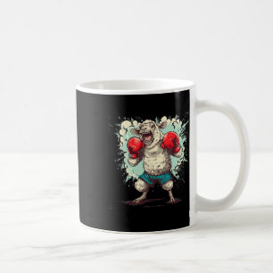 Boxschaf mit Boxhandschuhen Kickboxen Lustiges B Kaffeetasse