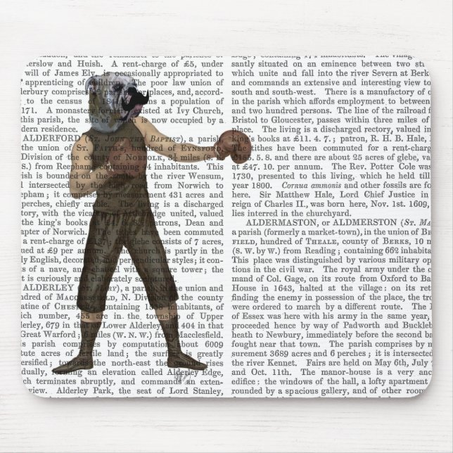 Boxschiff Bulldog Full Mousepad (Vorne)